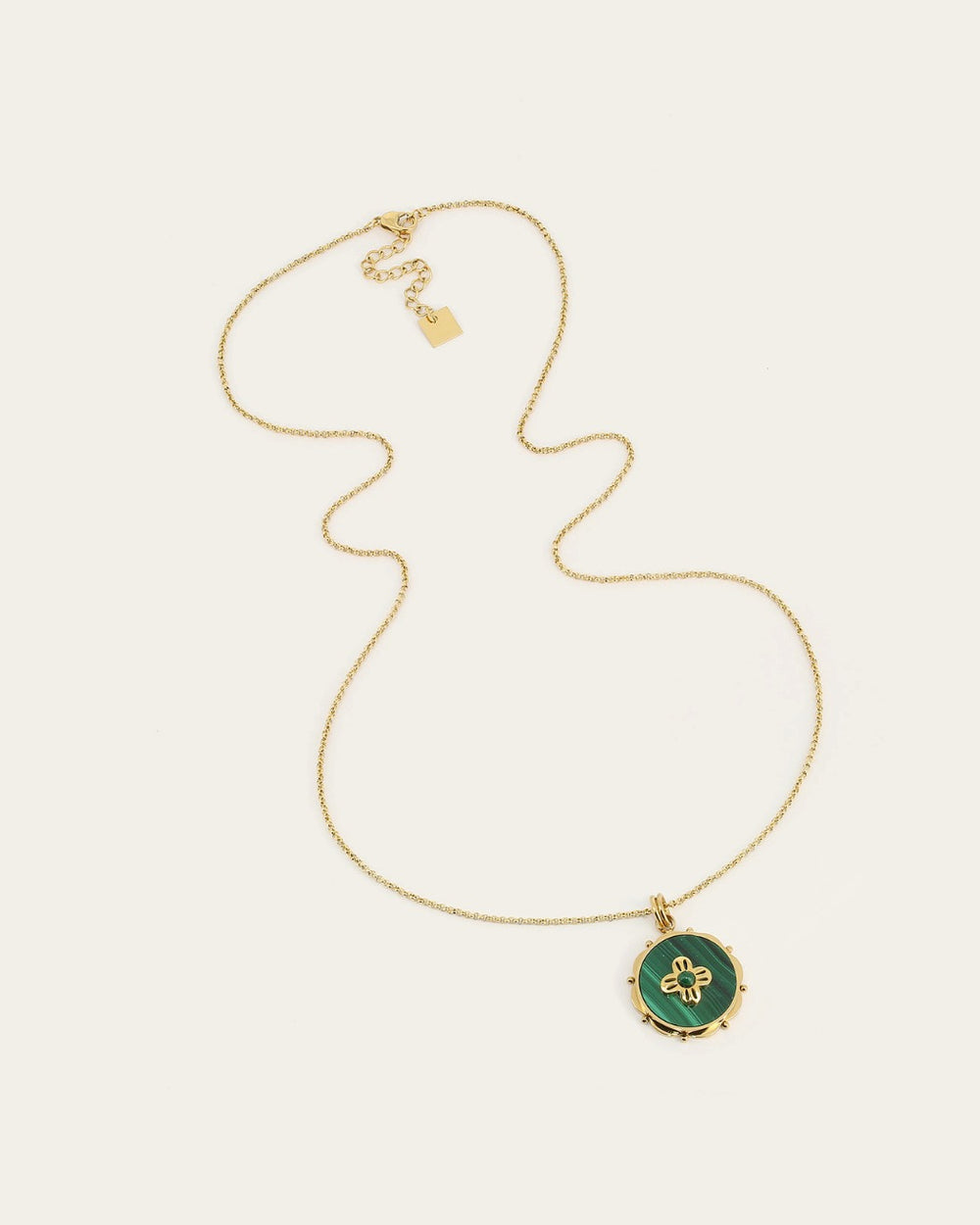 Collier Silène (Acier doré)
