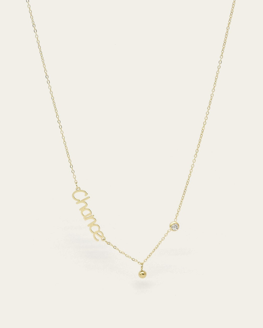 Collier Suerte (Acier doré)