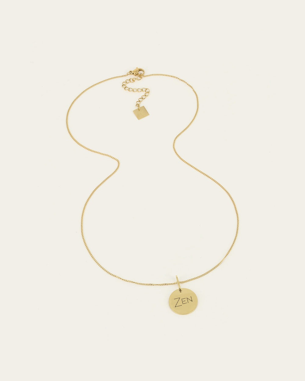 Collier Zen (Acier doré)