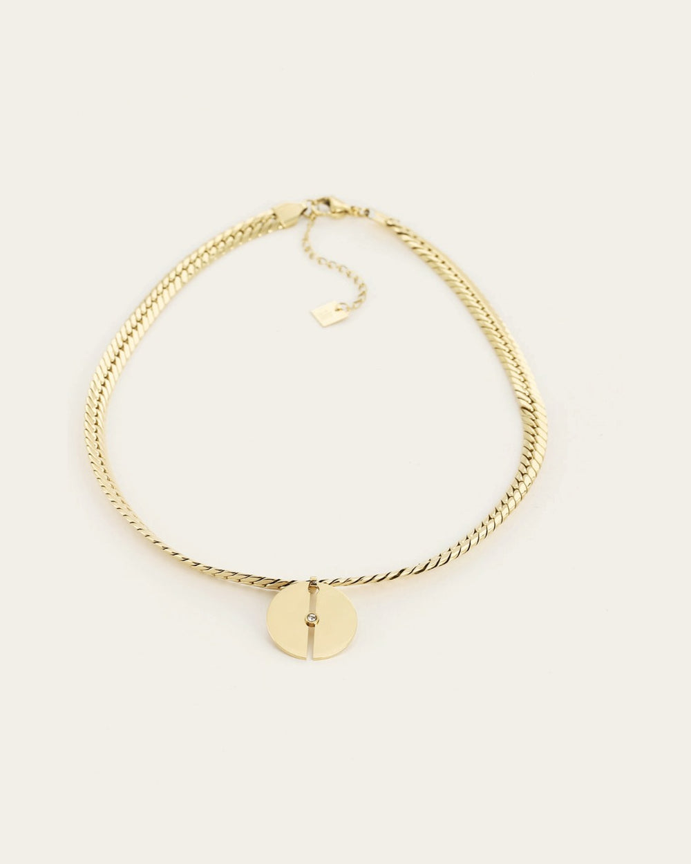 Collier Rennie (Acier doré)