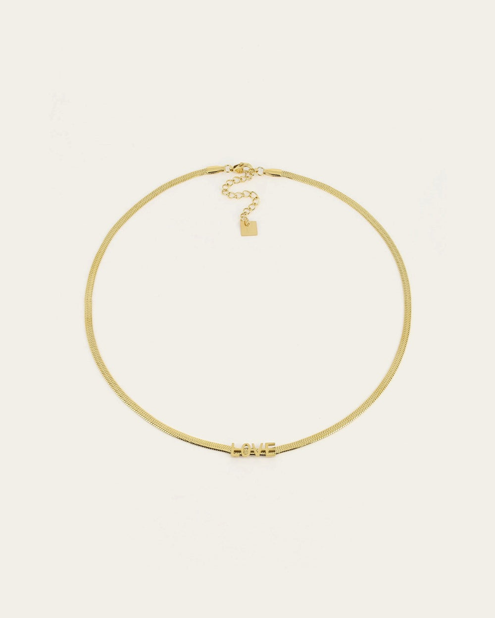 Orchidé Necklace (Gold-plated steel)