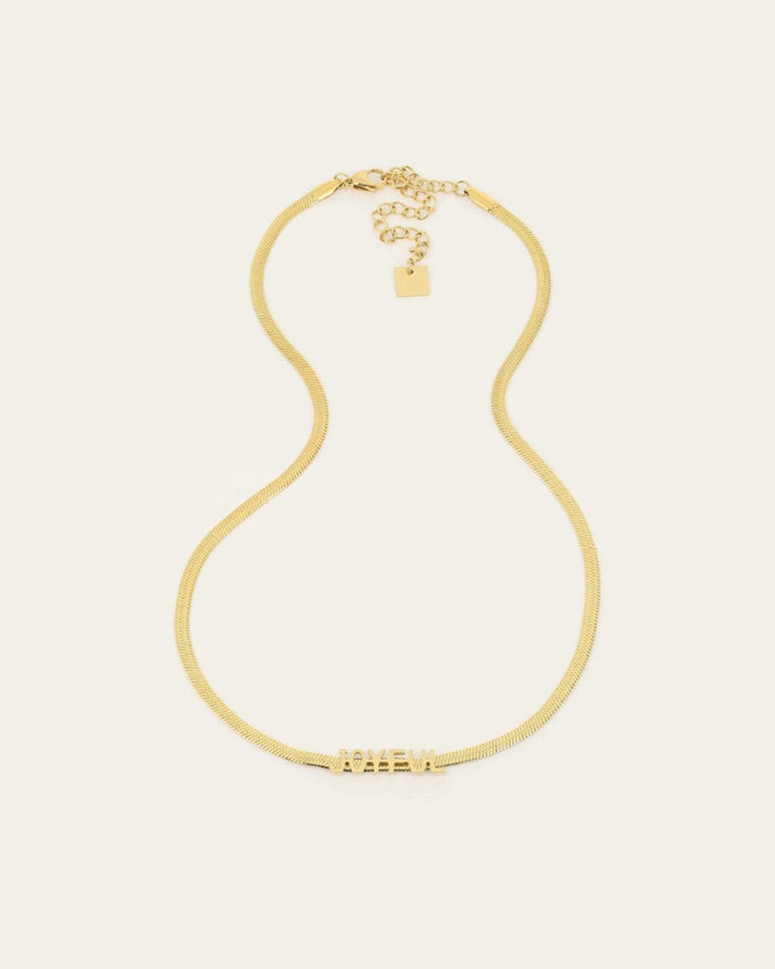 Glee Necklace (Gold-plated steel)