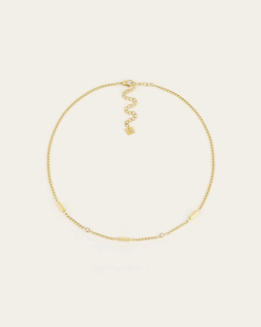 Collier Lénane (Acier doré)