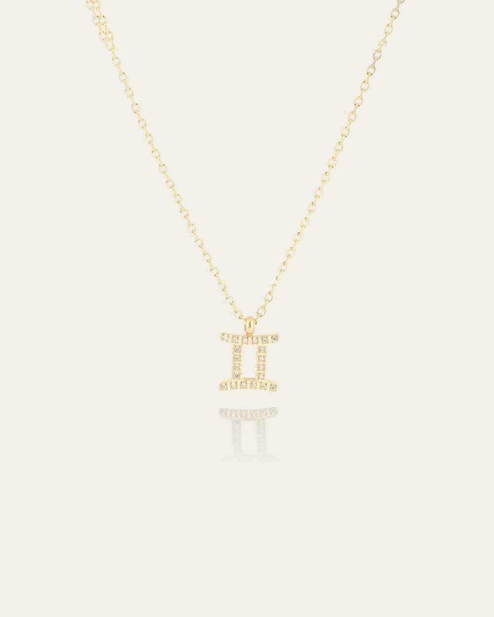 Collier Gemini (Acier doré)