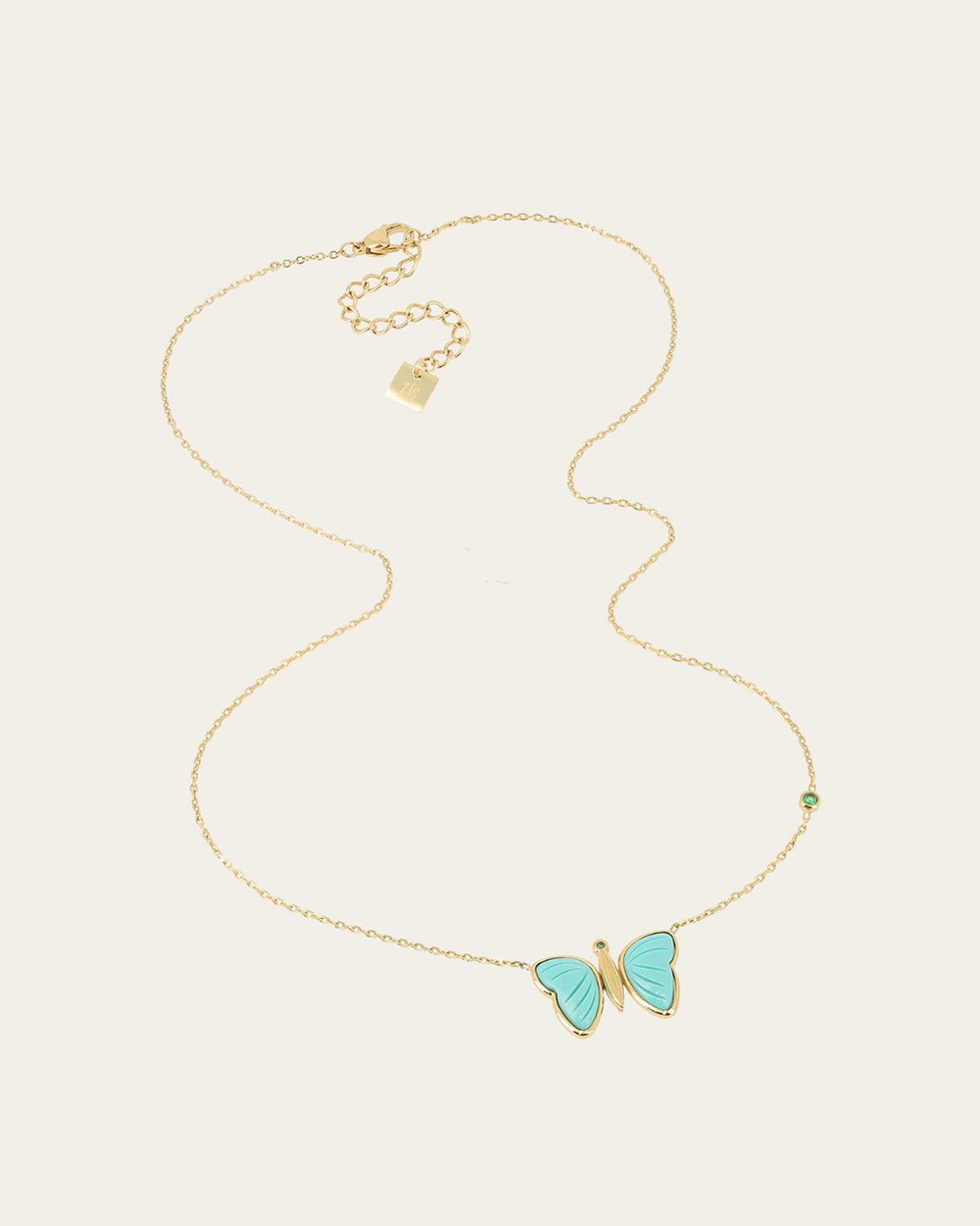 Farfalla Necklace (Gold-plated steel)