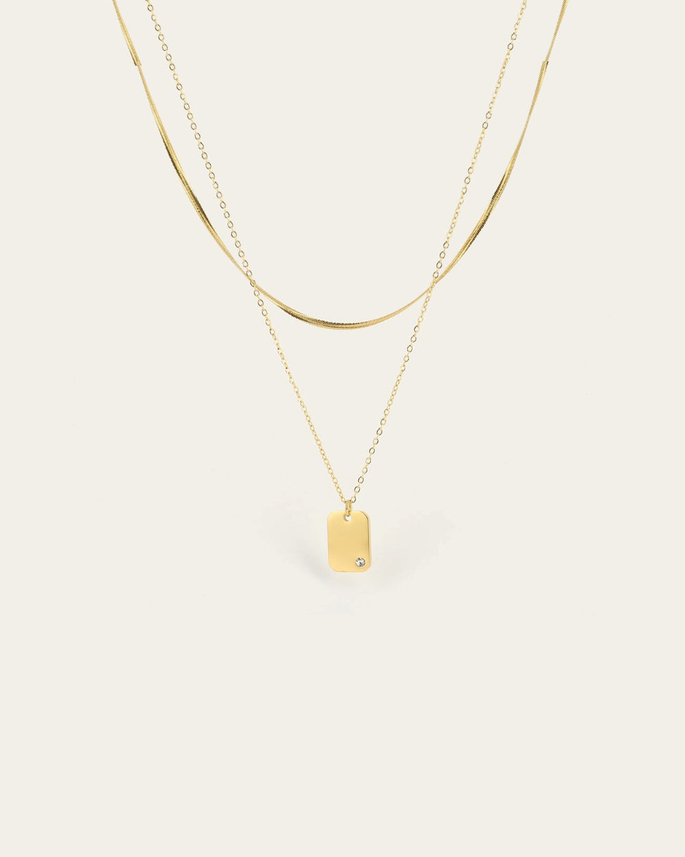 Santana Necklace (Gold-plated steel)