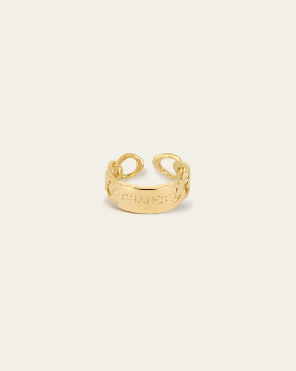 Bague Caso (Acier doré)