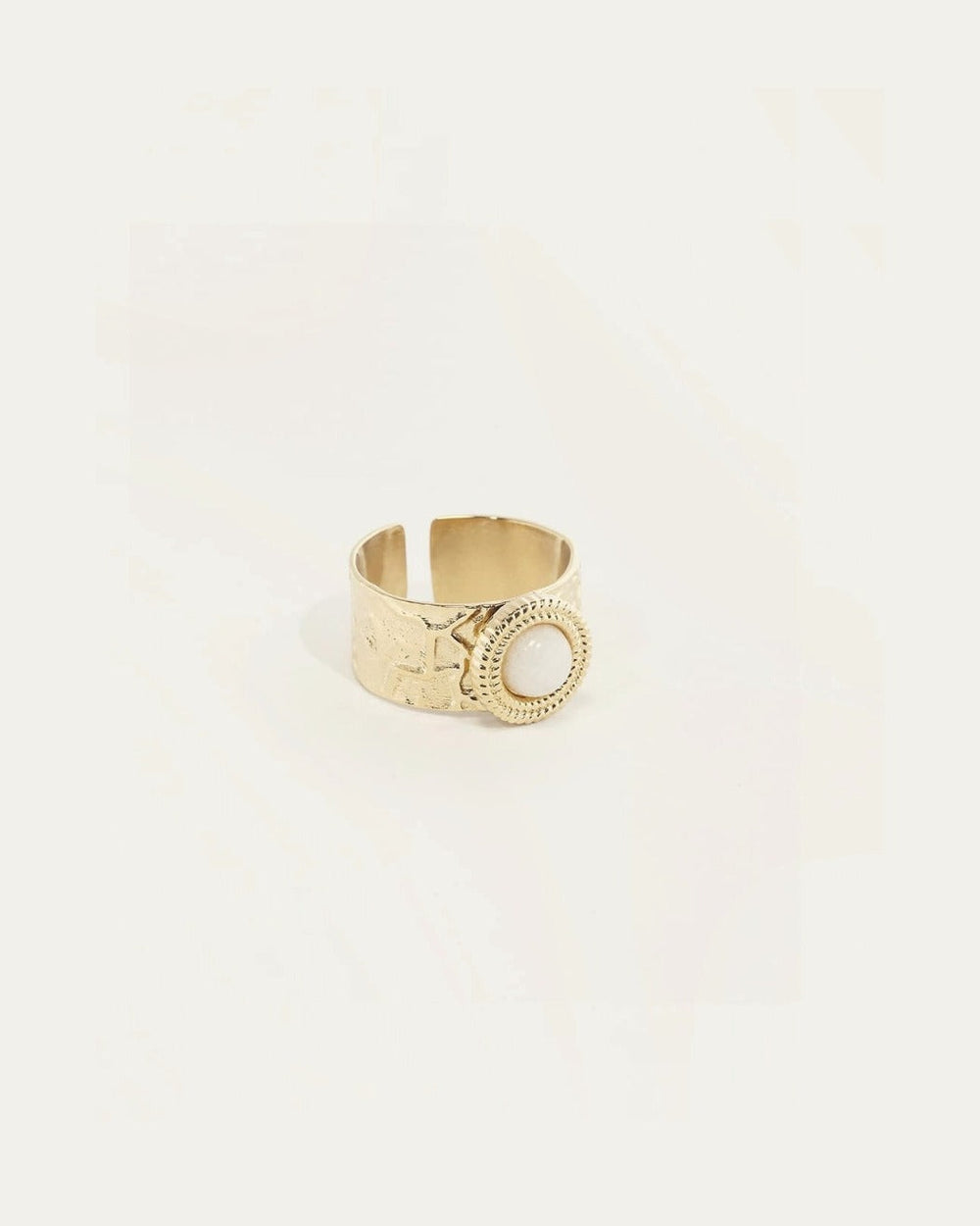 Bague Cobra (Acier doré)