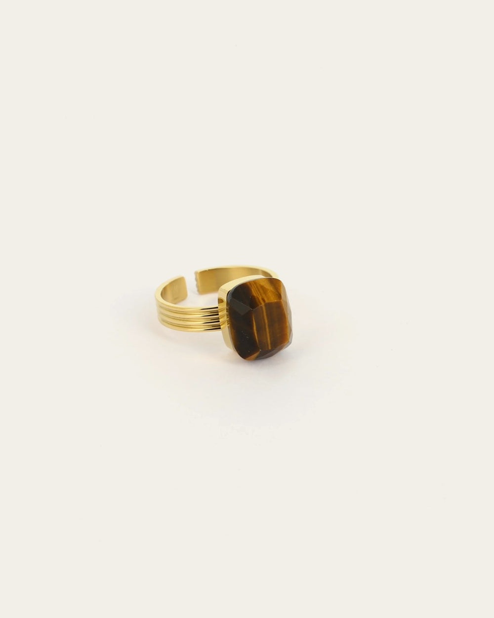 Bague Petra (Acier doré)