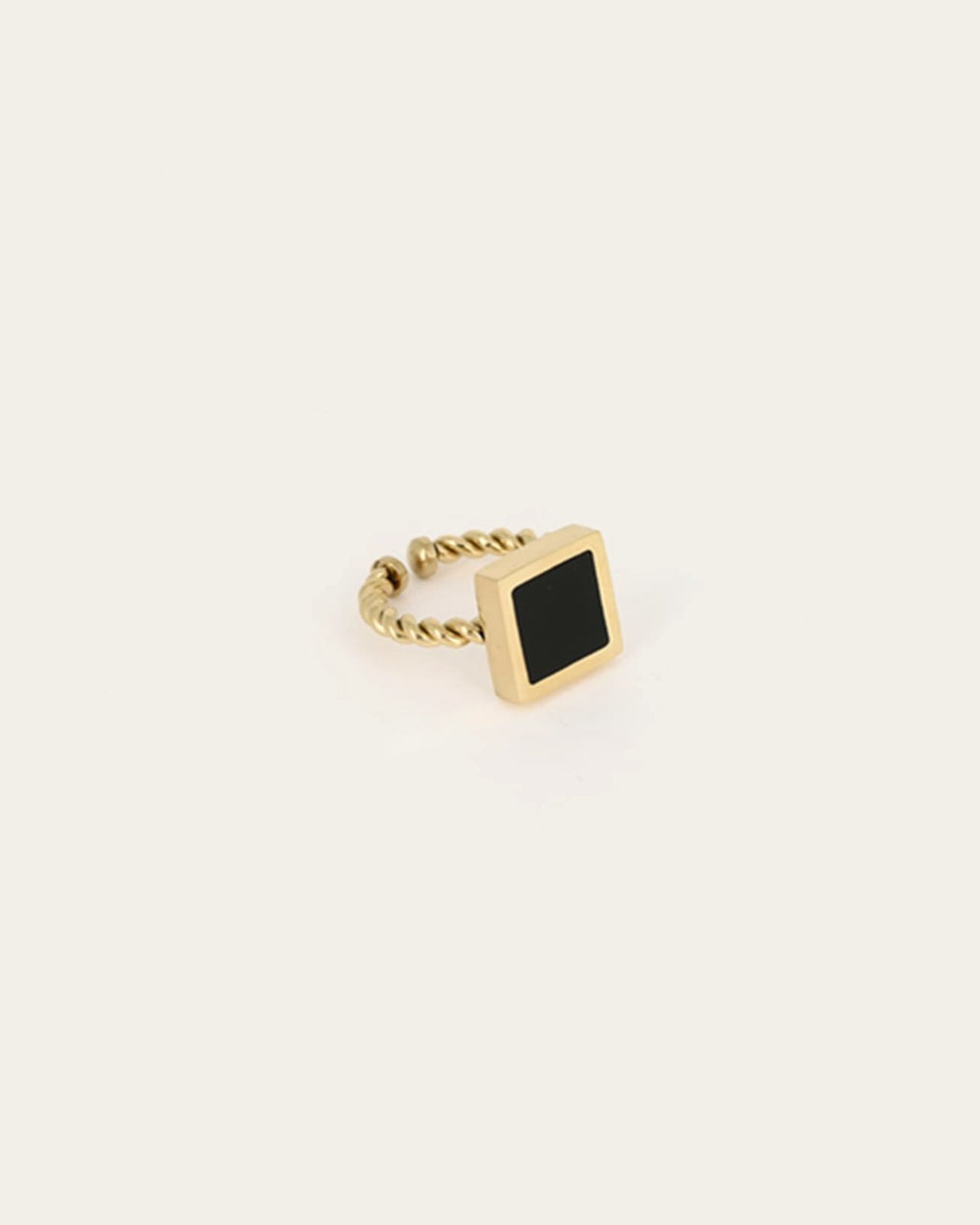 Bague Roberta (Acier doré)