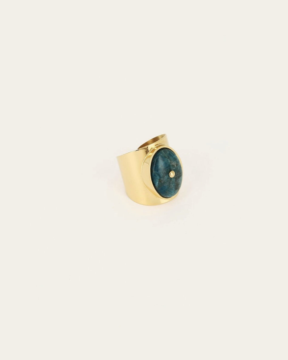 Bague Sceria (Acier doré)