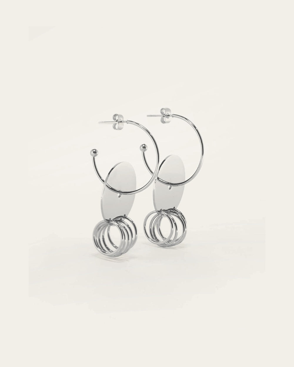 Boucles d'oreilles Dolmen (Acier)