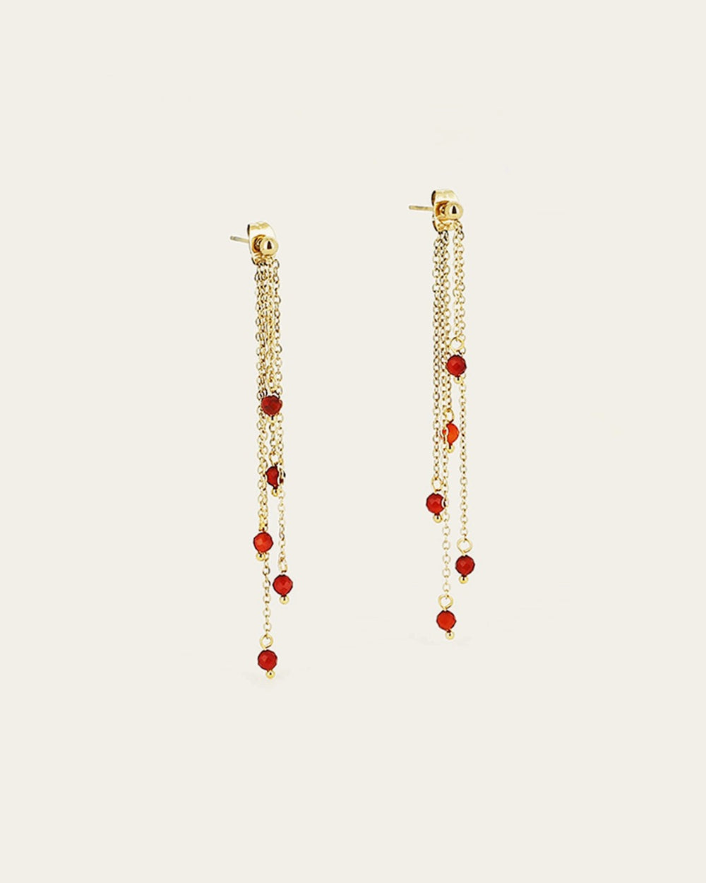Falls Earrings (Gold-plated steel)