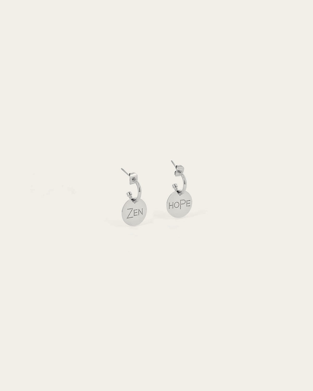 Boucles d'oreilles Hope & Zen (Acier)