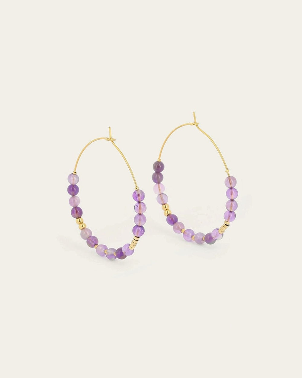 Boucles d'oreilles Jessi (Acier doré)