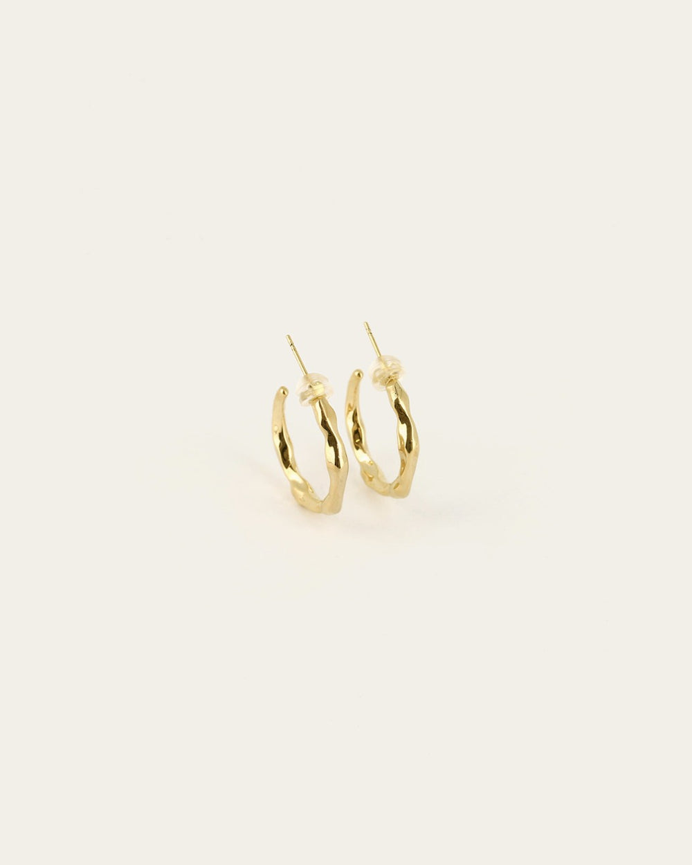 Boucles d'oreilles Lumi (Acier doré)