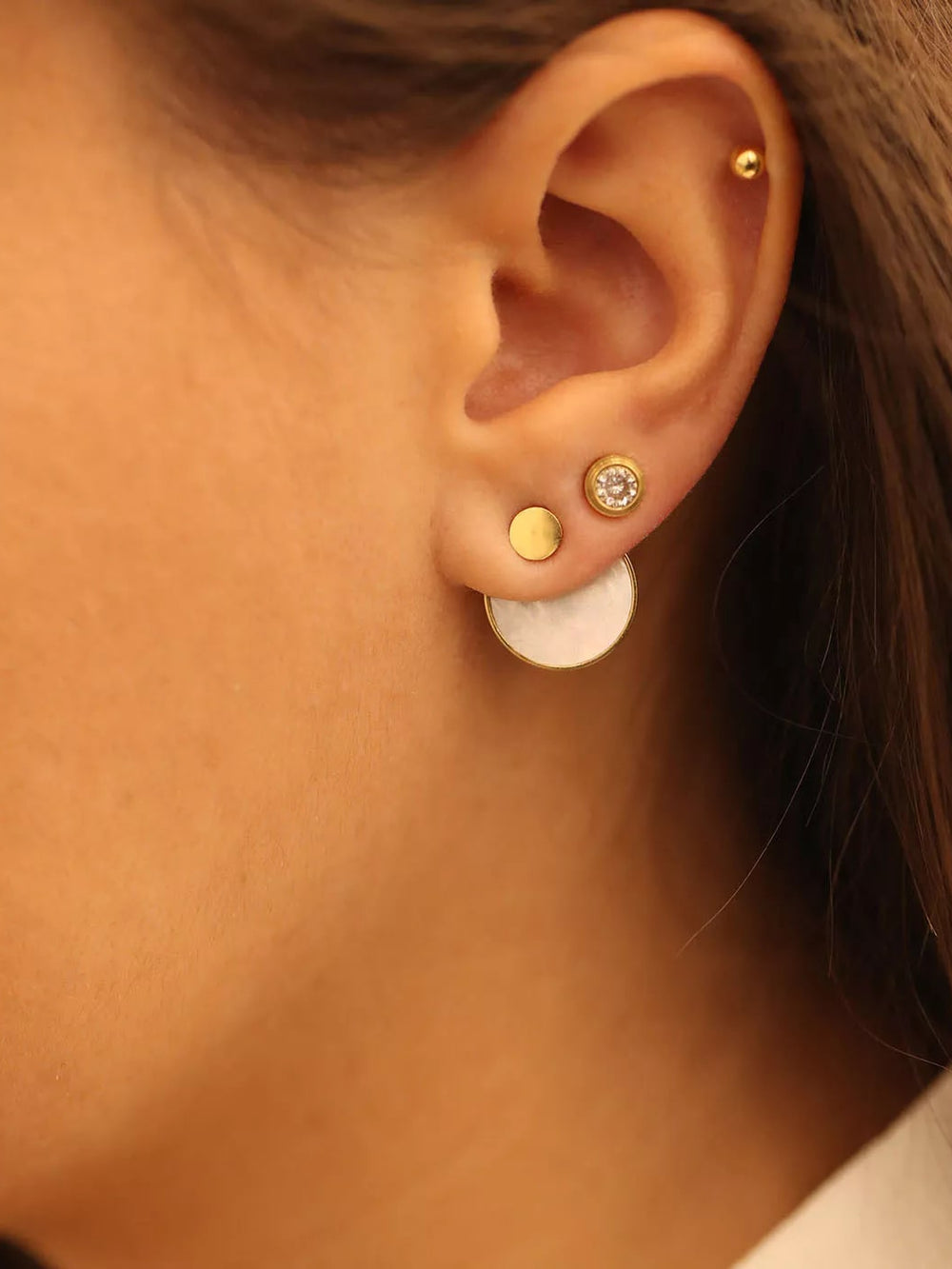 Boucles d'oreilles Moon