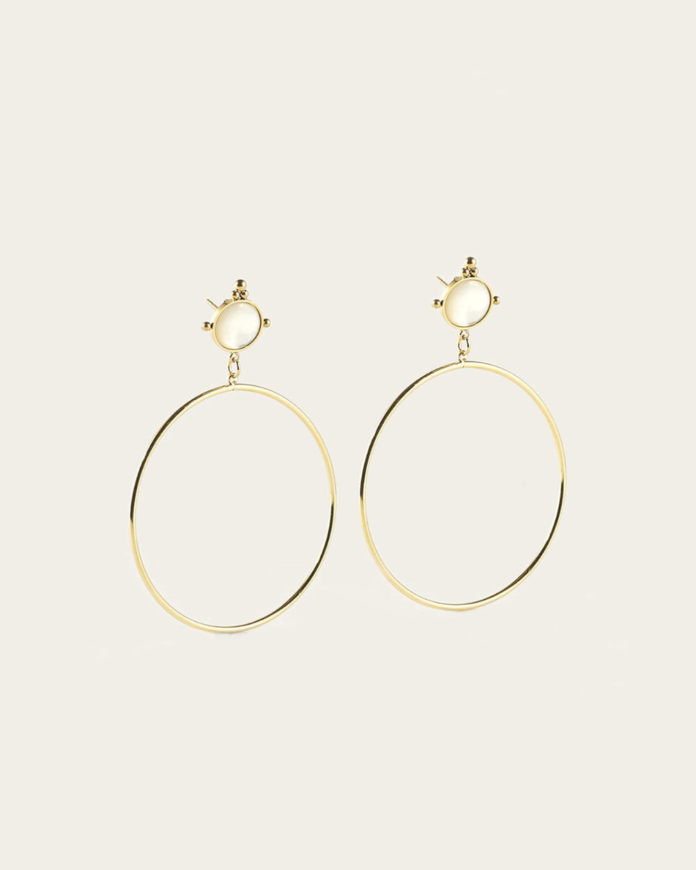Boucles d'oreilles Paraty (Acier doré)
