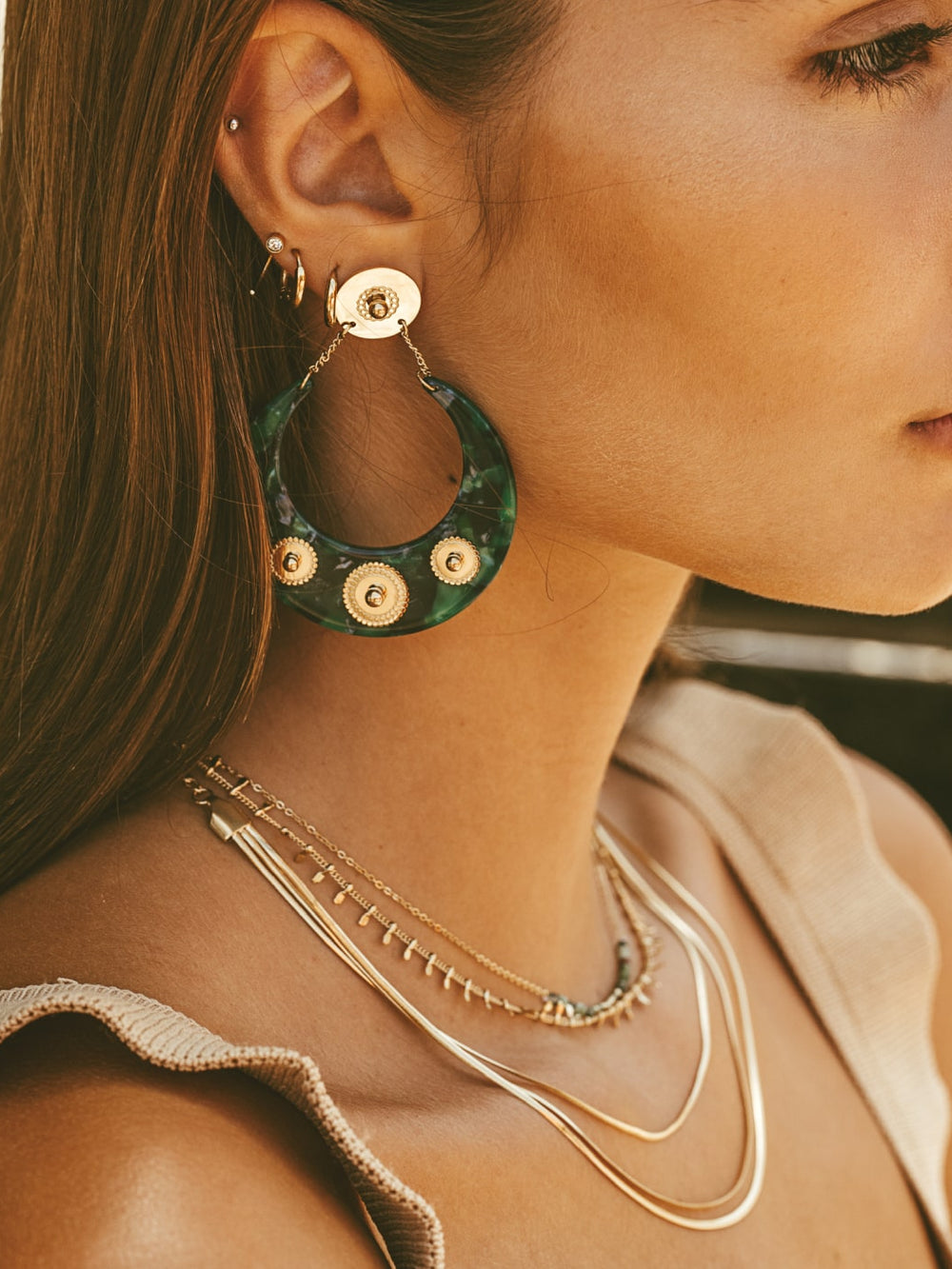 Boucles d'oreilles Pretresse