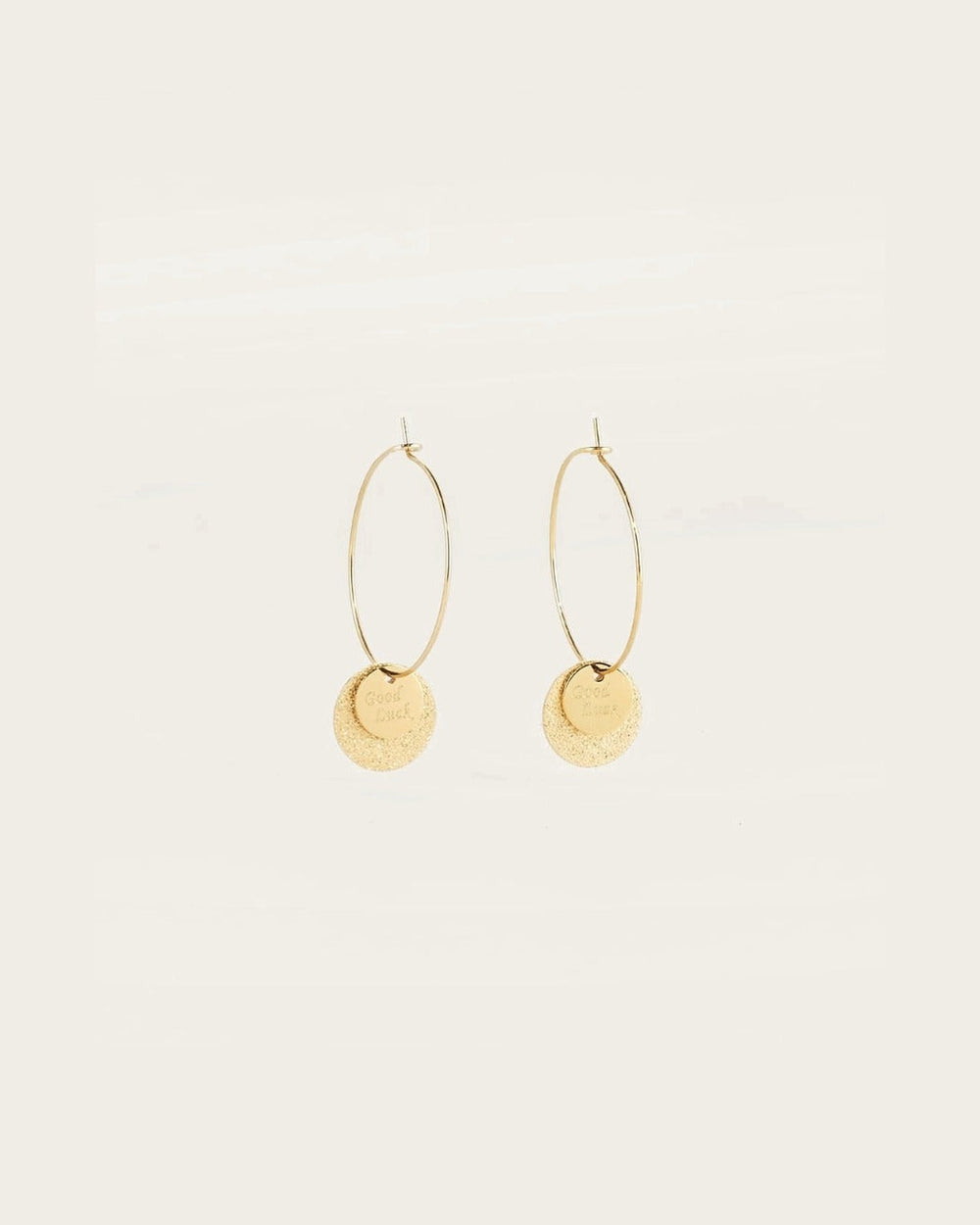 Boucles d'oreilles Santa Sofia (Acier doré)