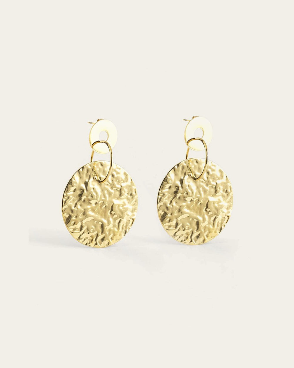 Soulages Earrings (Gold-plated Steel)