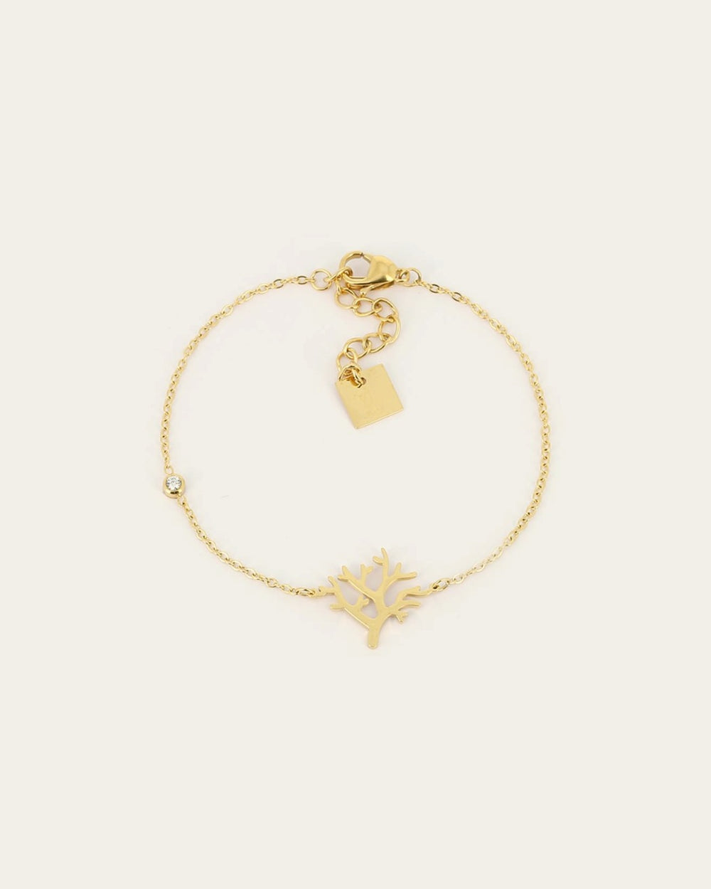 Arbol Bracelet (Gold-plated steel)