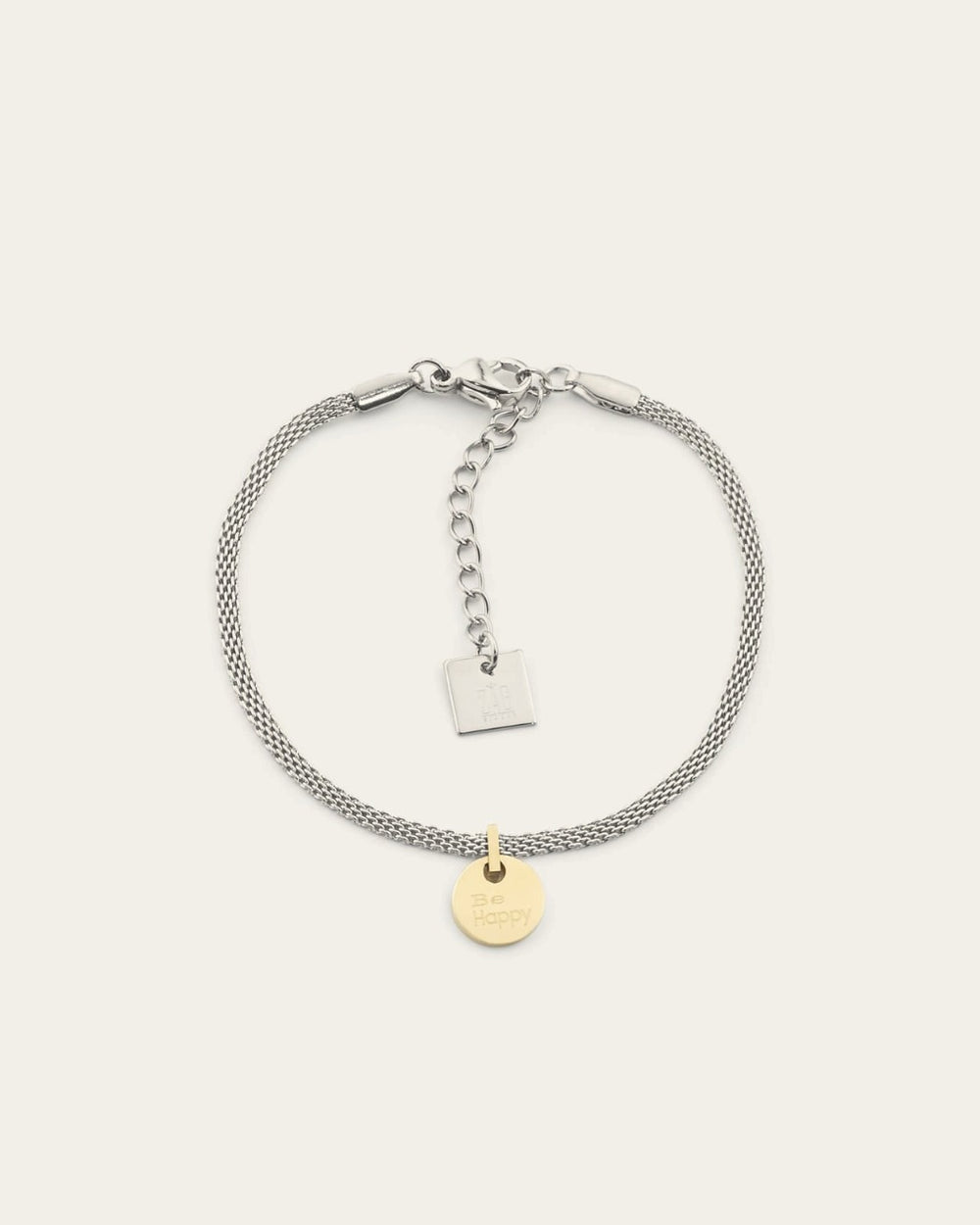 Be Happy Bracelet (Steel)