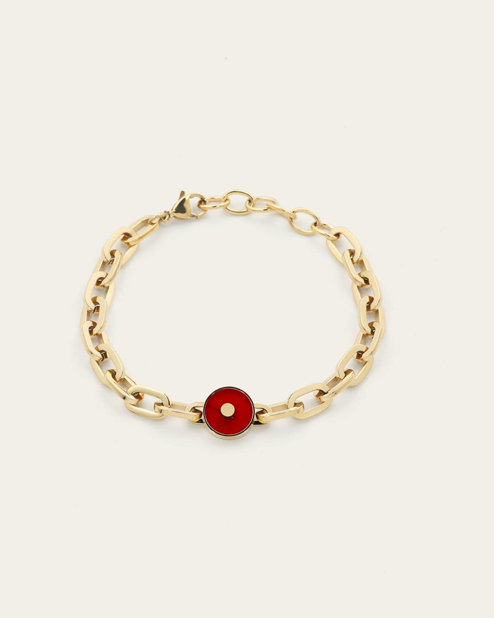 Bracelet Rolling (Acier doré)