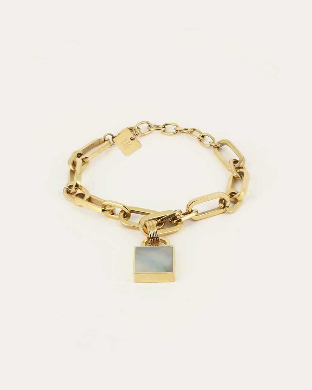 Bracelet Tram (Acier doré)