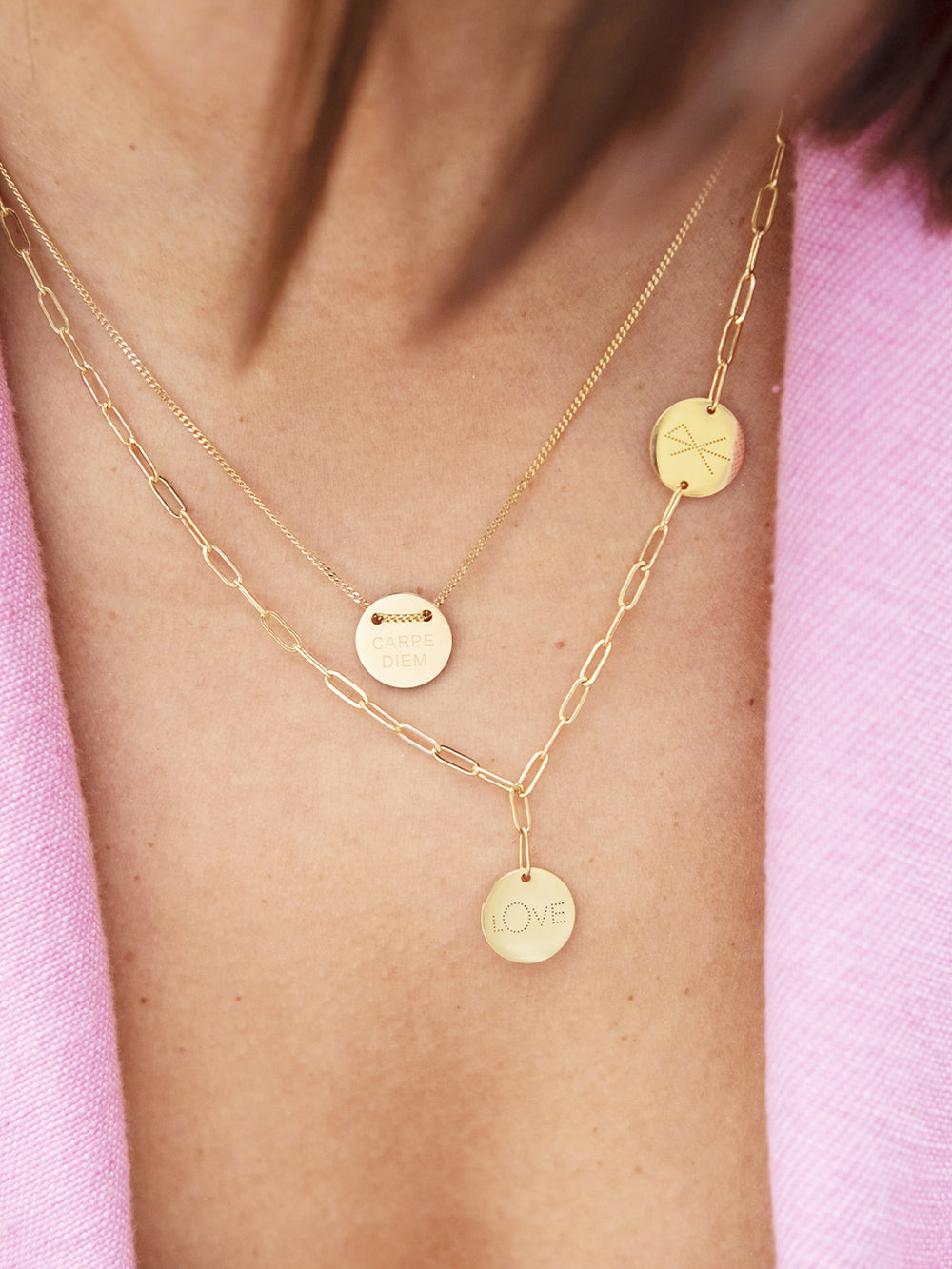 Collier Multi Charm Love