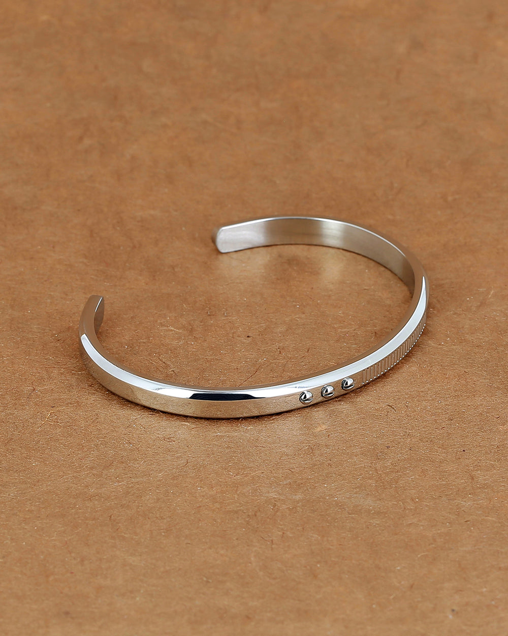 Thierry Wedding Band Bracelet (Steel)