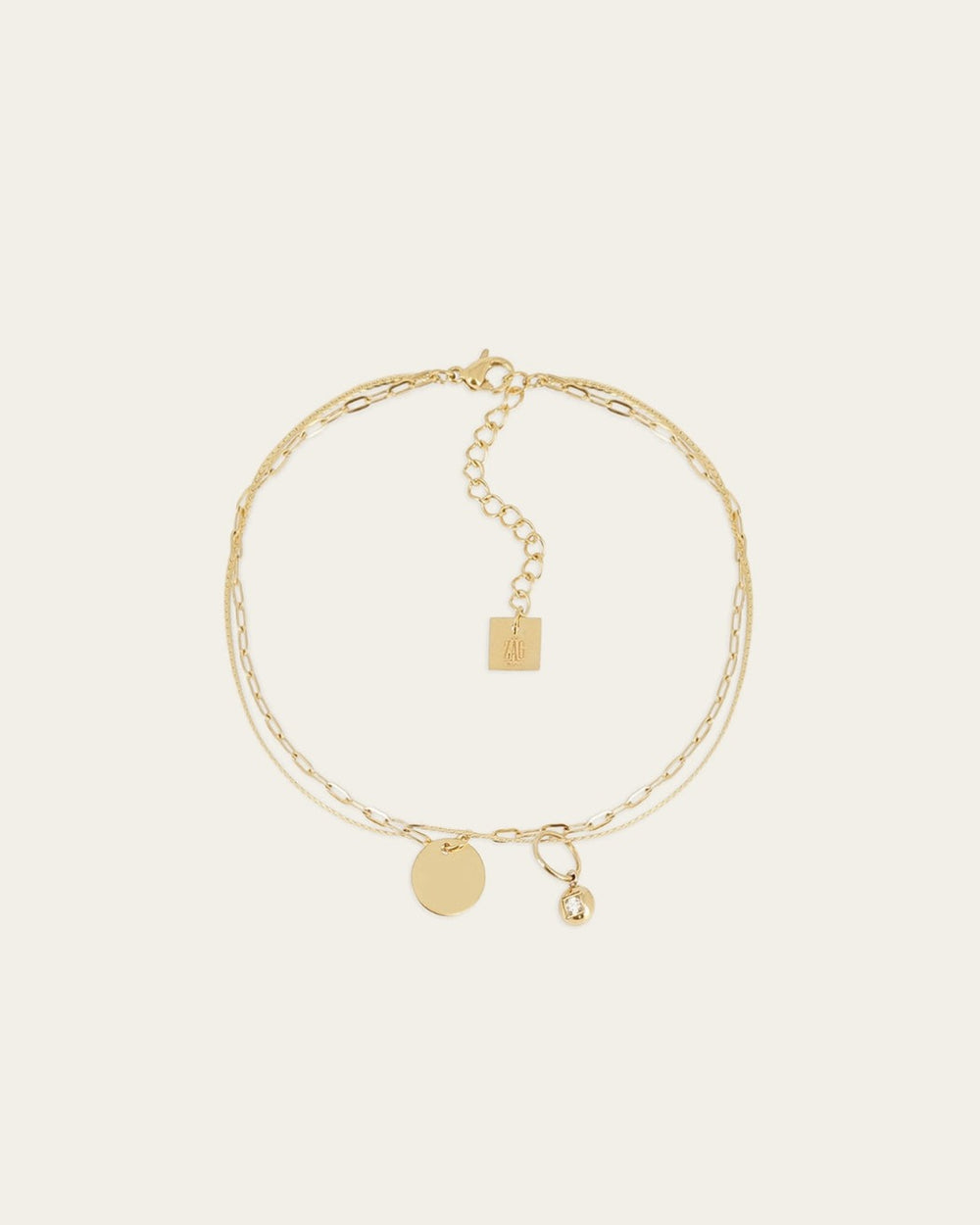 Fretia Anklets (Gold-plated Steel)