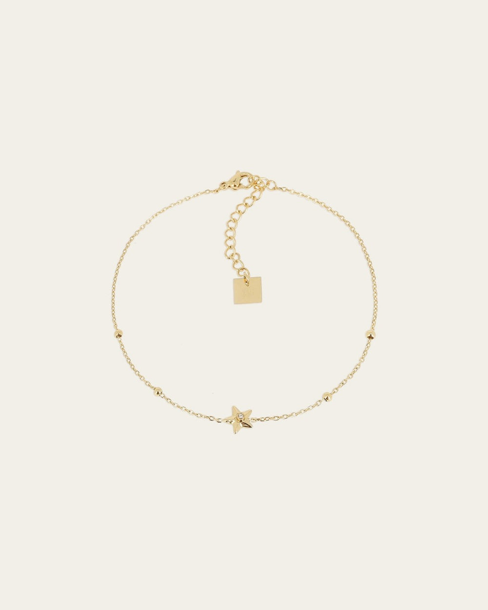 Delta Anklet (Gold-plated Steel)