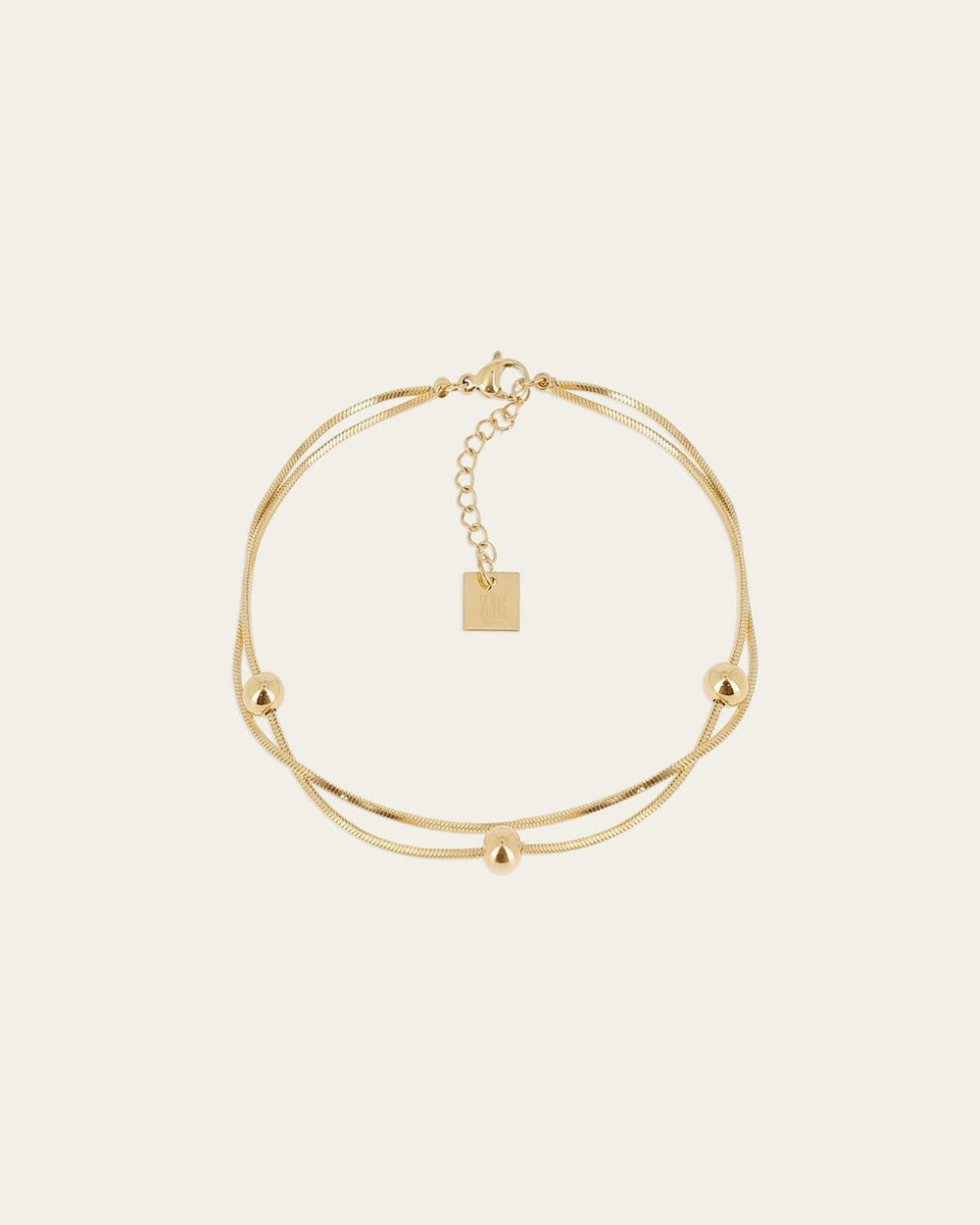 Larino Anklet (Gold-plated Steel)