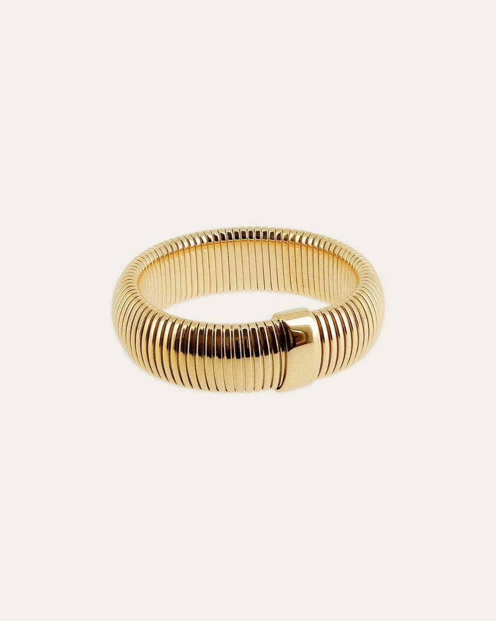 Roxie Bangle Bracelet  (Gold-plated Steel)