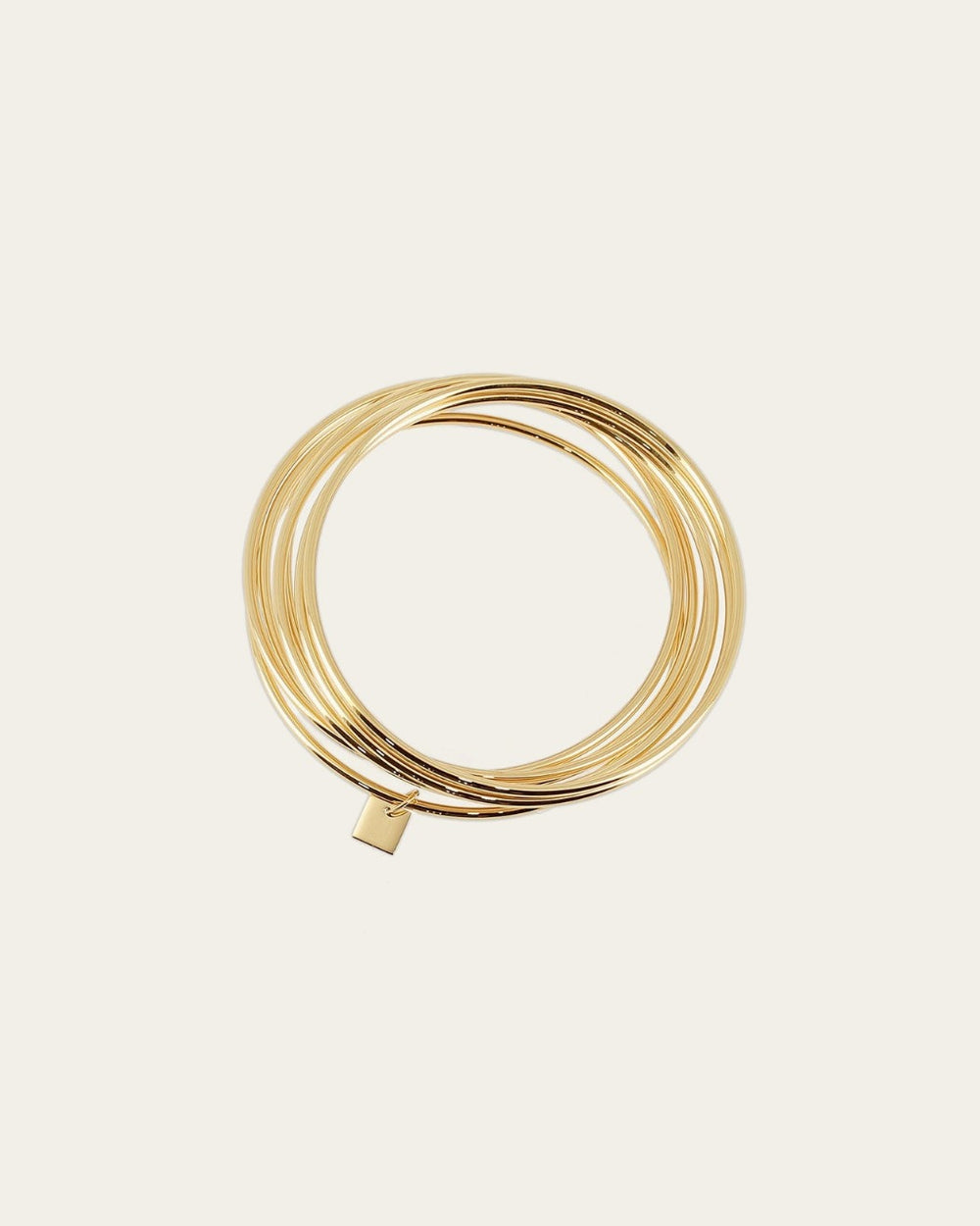 Bracelet jonc Theon (Acier doré)