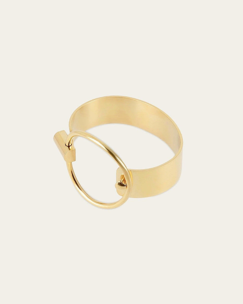 Bracelet Jonc Alwena (Acier doré)