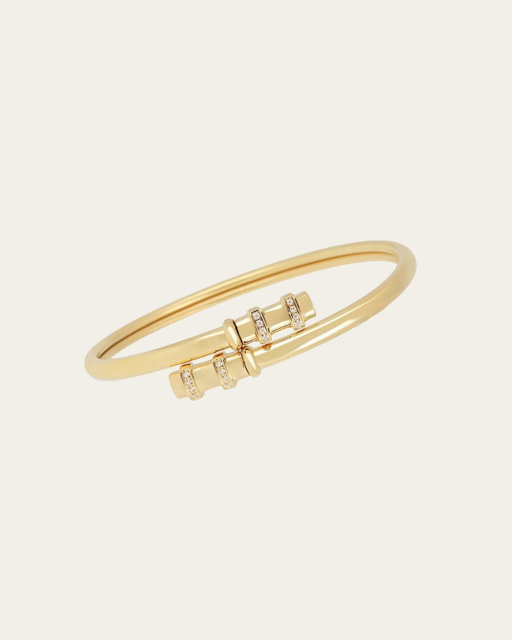 Corrado Bangle (Gold-plated steel)