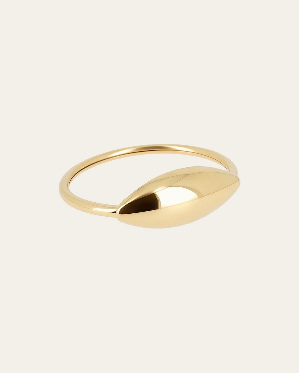 Velio Bangle (Gold-plated steel)