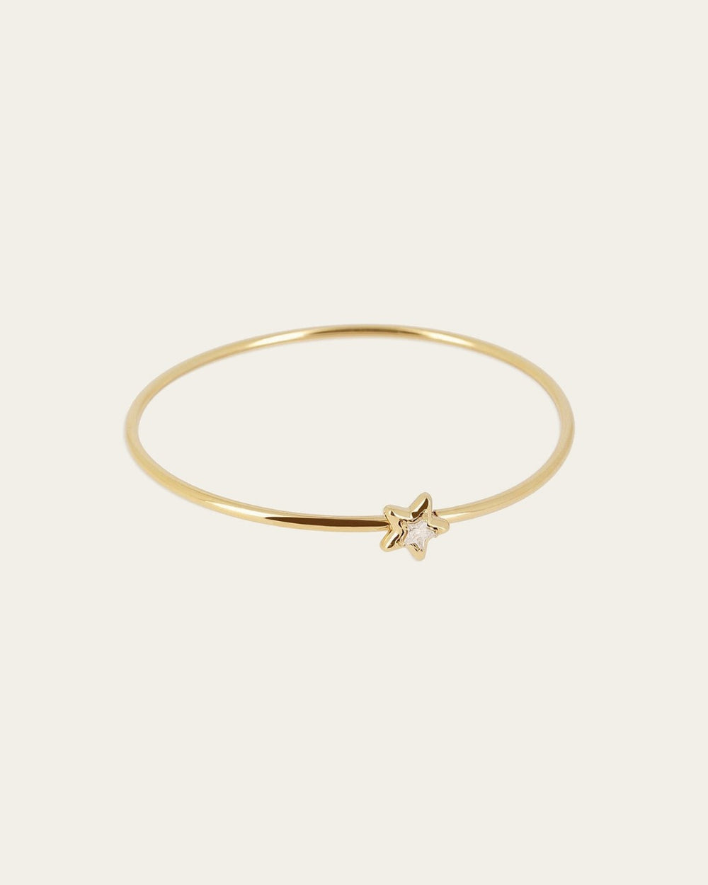 Aghione Bangle (Gold-plated steel)