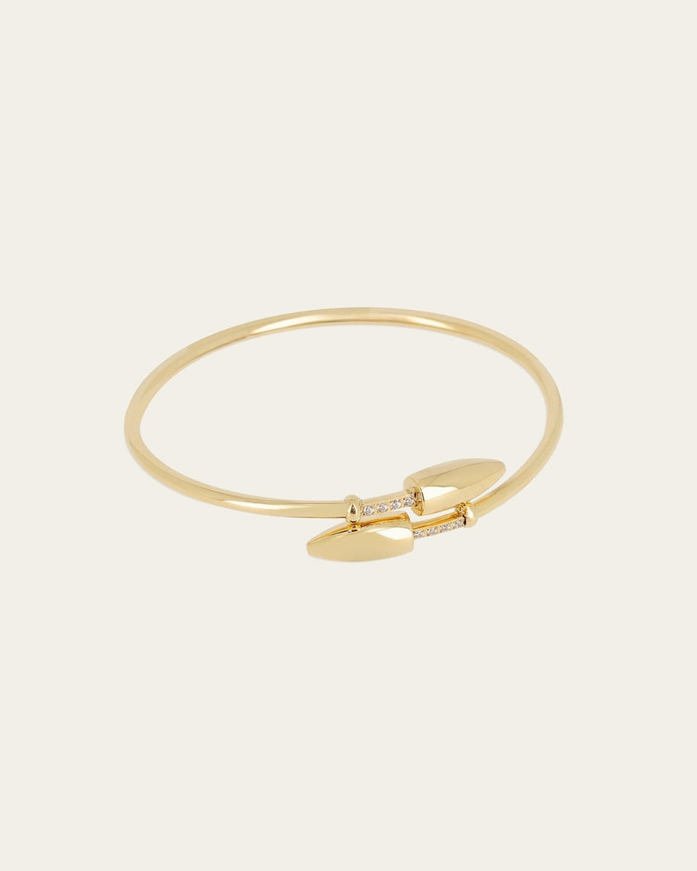 Sermano Bangle (Gold-plated steel)