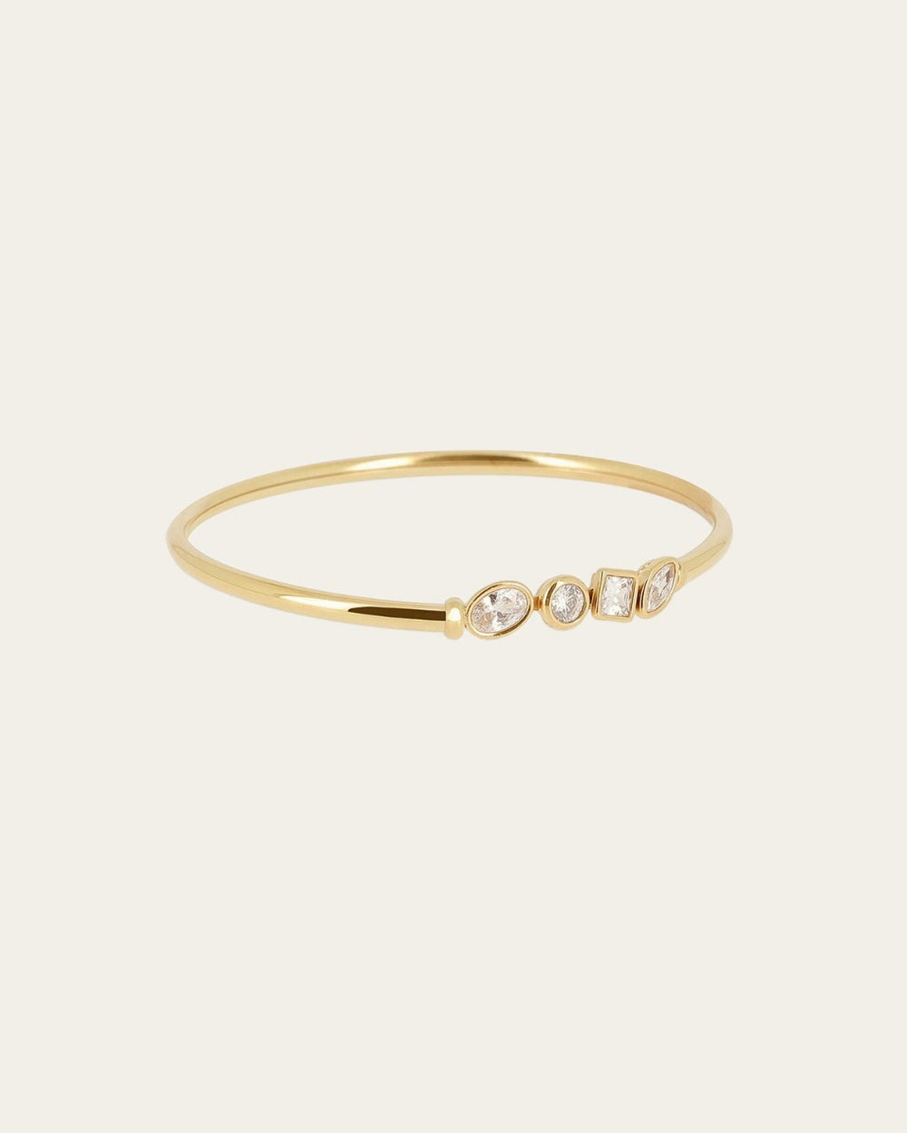 Aragona Bangle (Gold-plated steel)