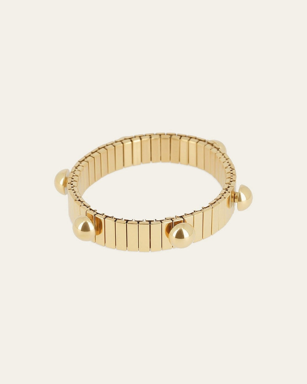 Monte Bangle bracelet (Gold-plated steel)