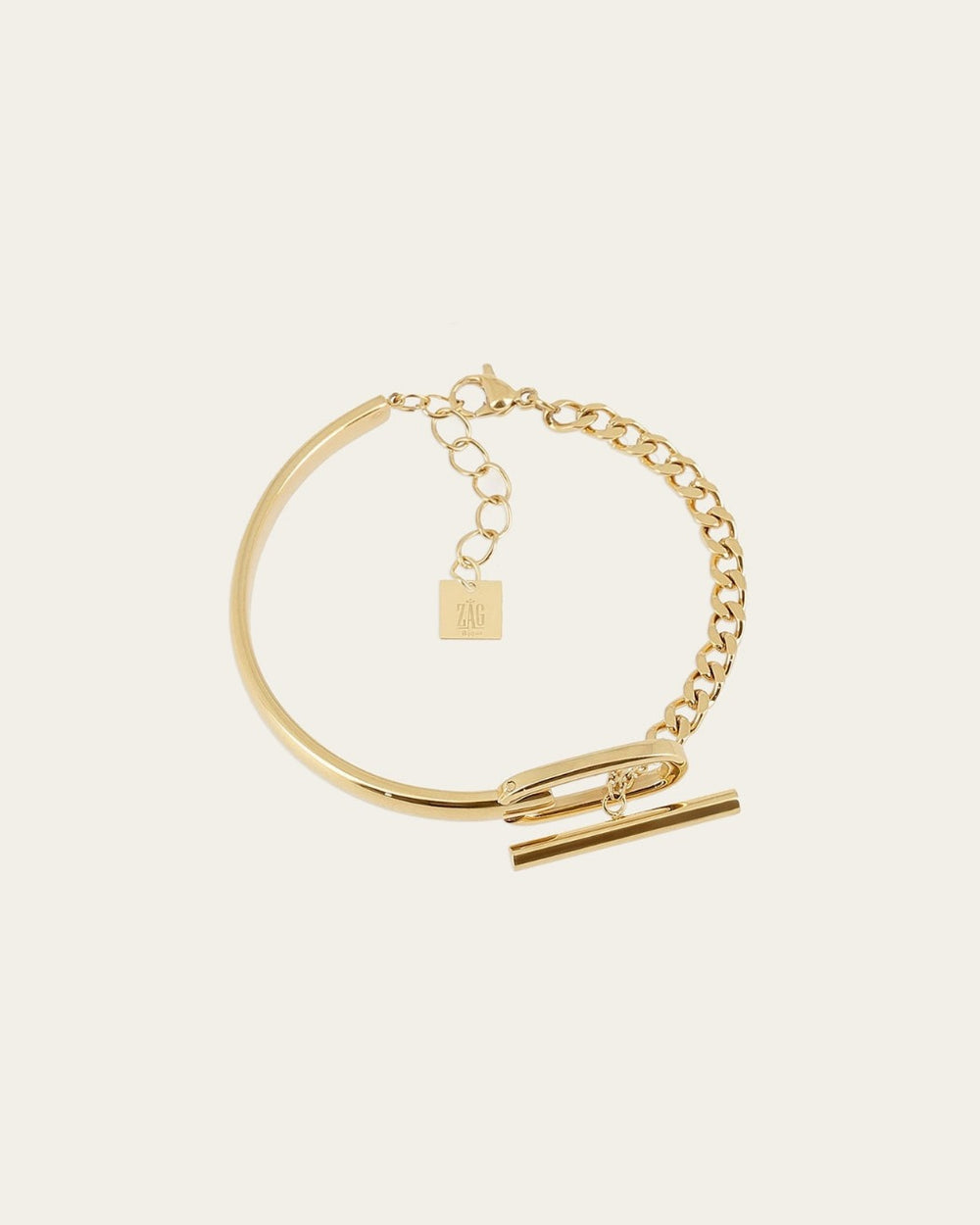 Fidelis Bangle (Gold-plated Steel)