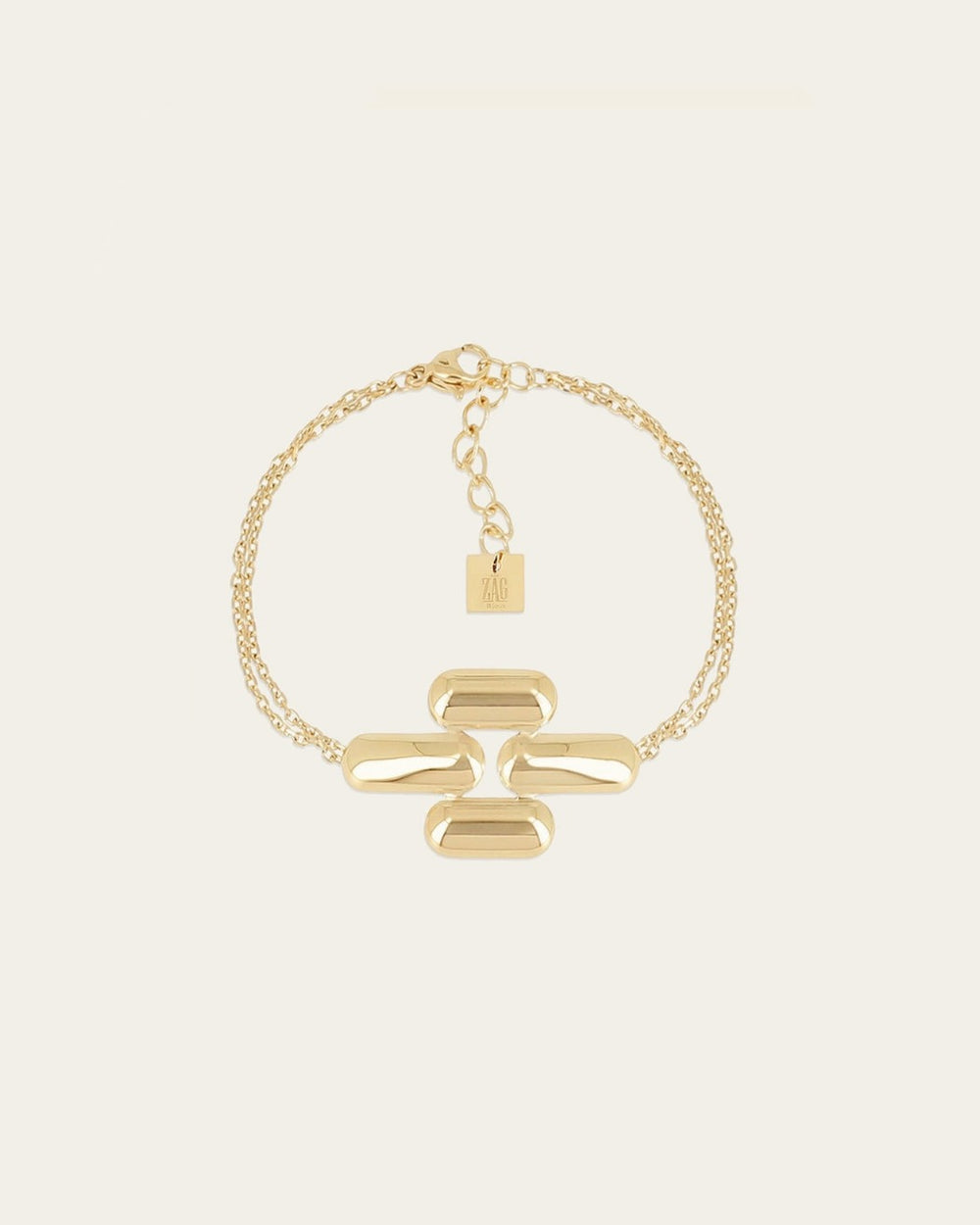 Bracelet Runica (Acier doré)
