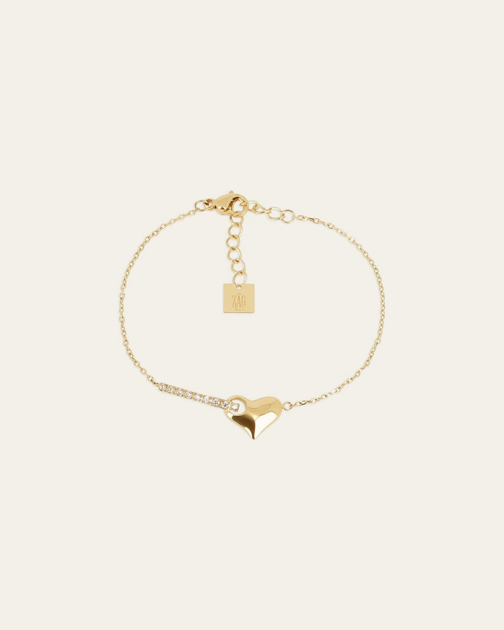 Bracelet Sélénia (Acier doré)
