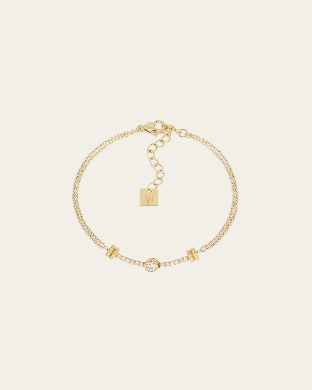 Bracelet Ghisoni (Acier doré)