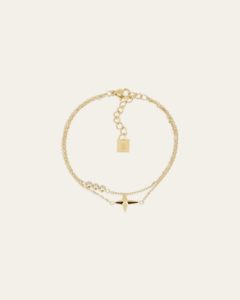 Bracelet Lumbaldu (Acier doré)