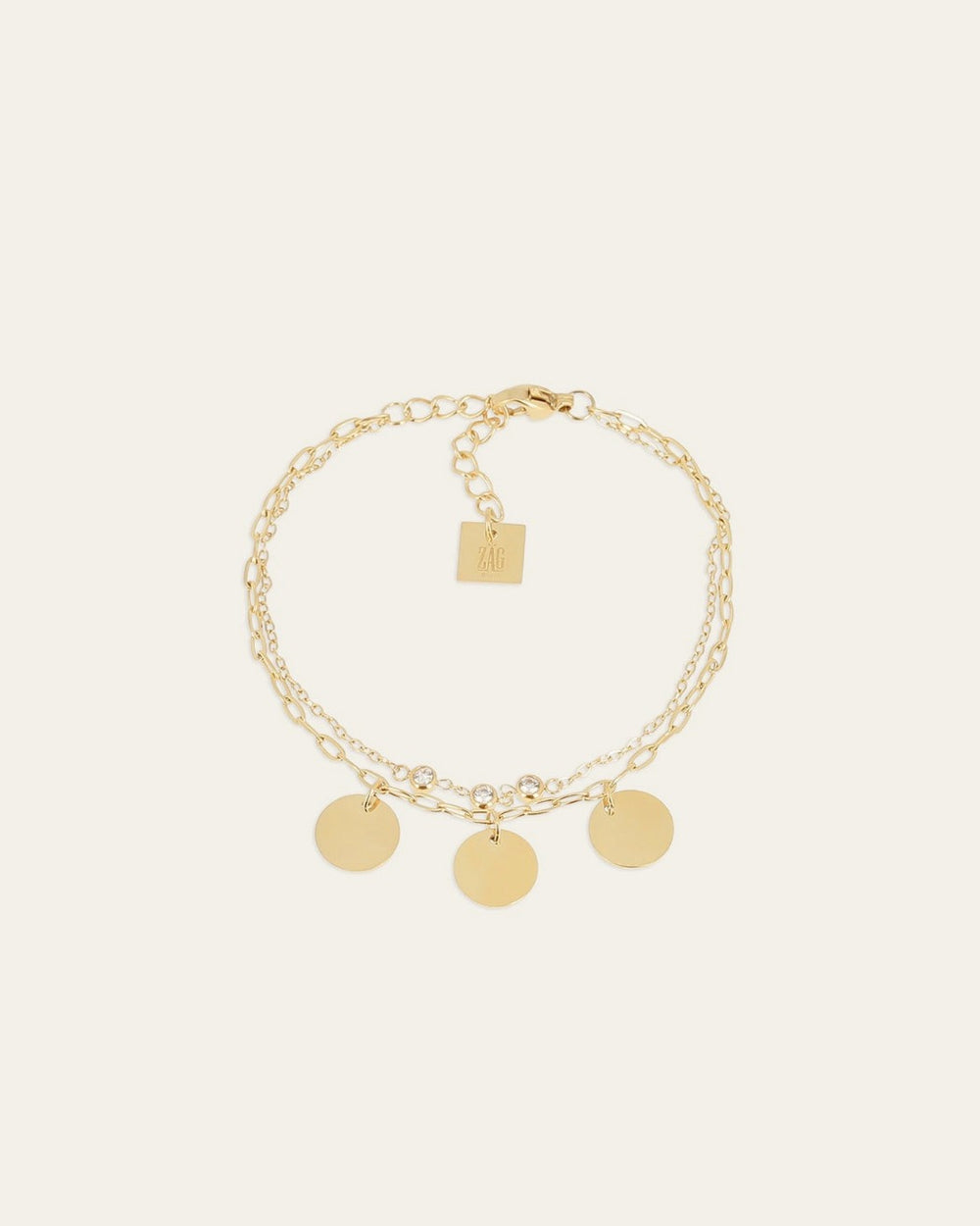 Bracelet Tergu (Acier doré)