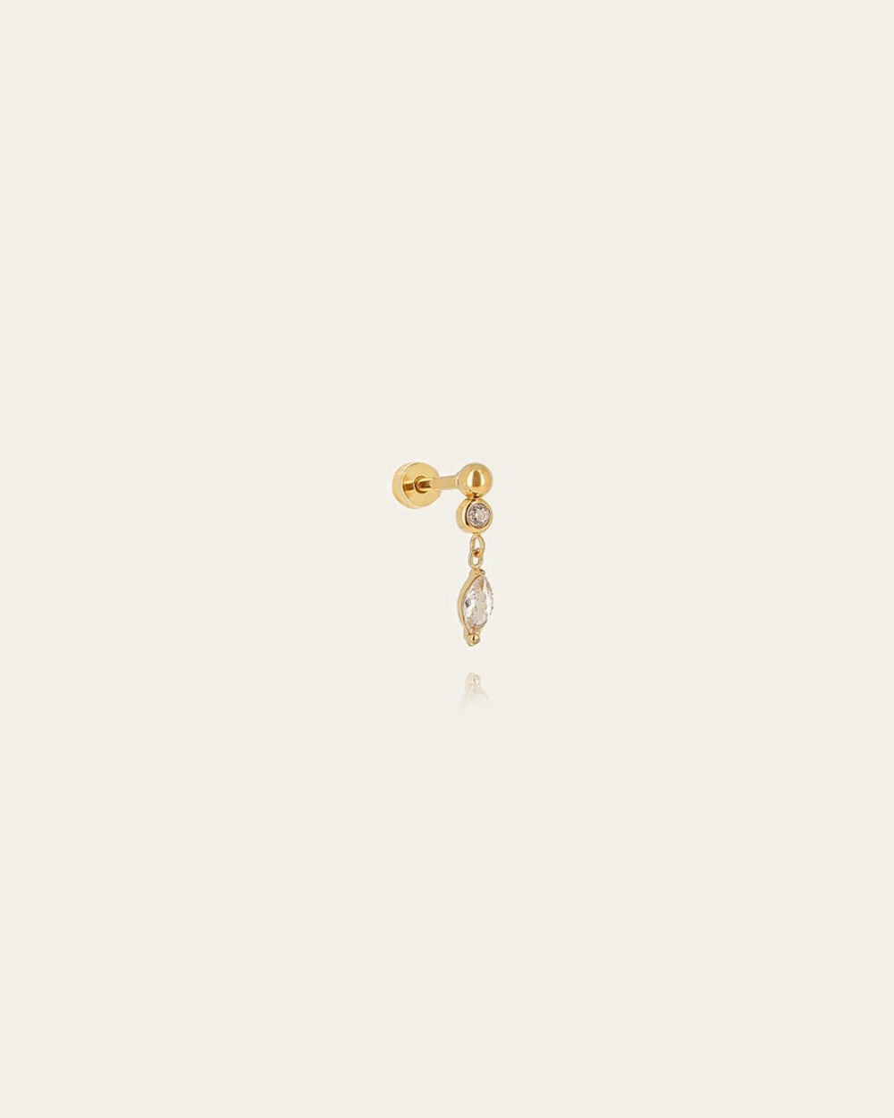 Piercing Jamaica (Acier doré)